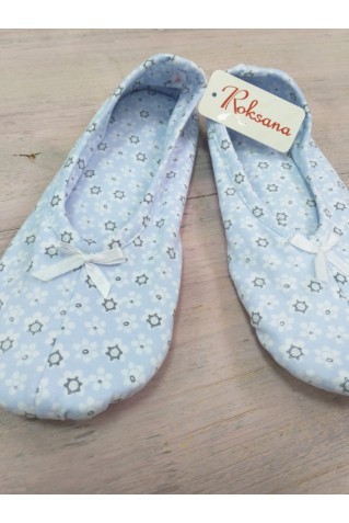 Домашние тапочки Роксана №1 голубые